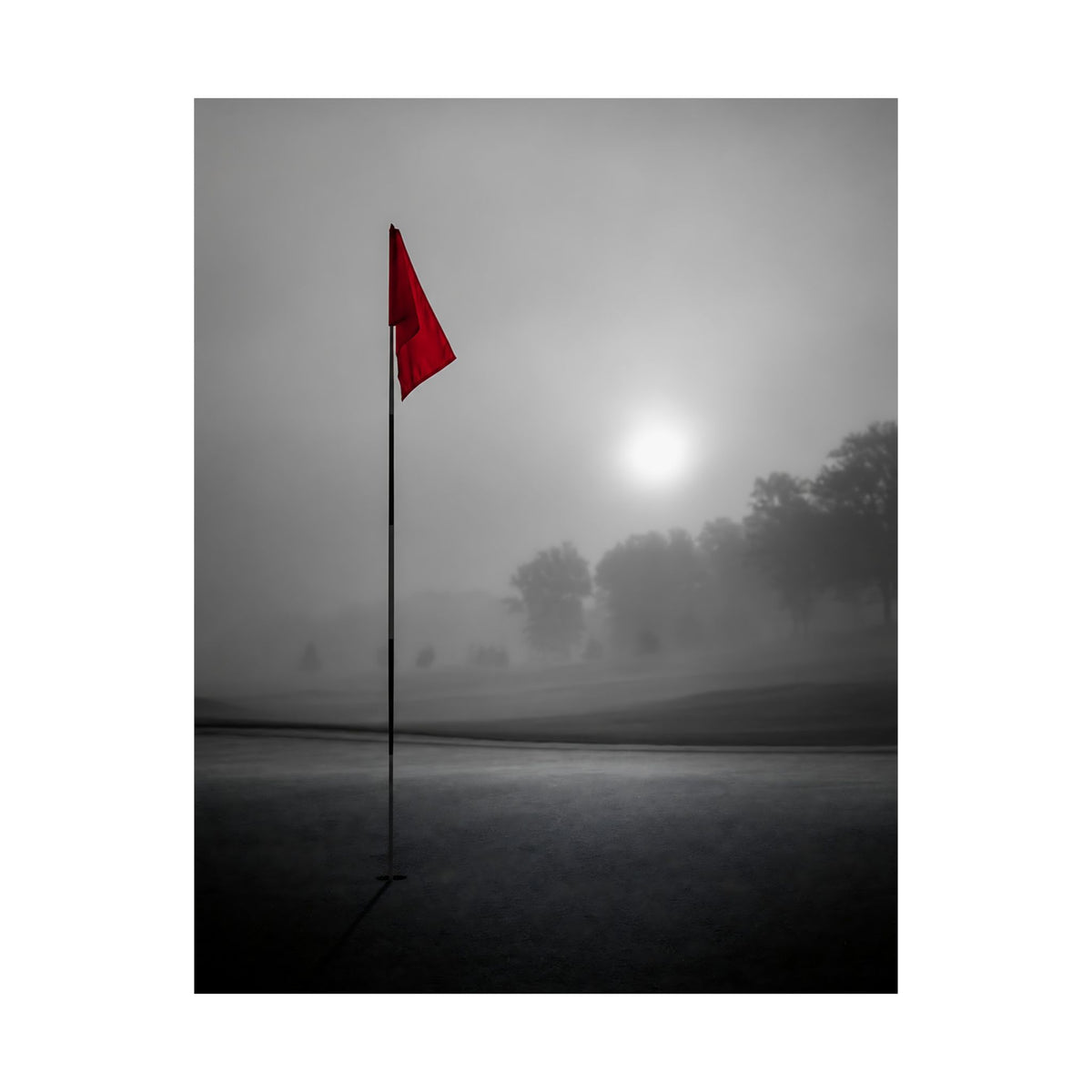 Flag on the Green - Wall Art For Executive Offices | Matte Poster