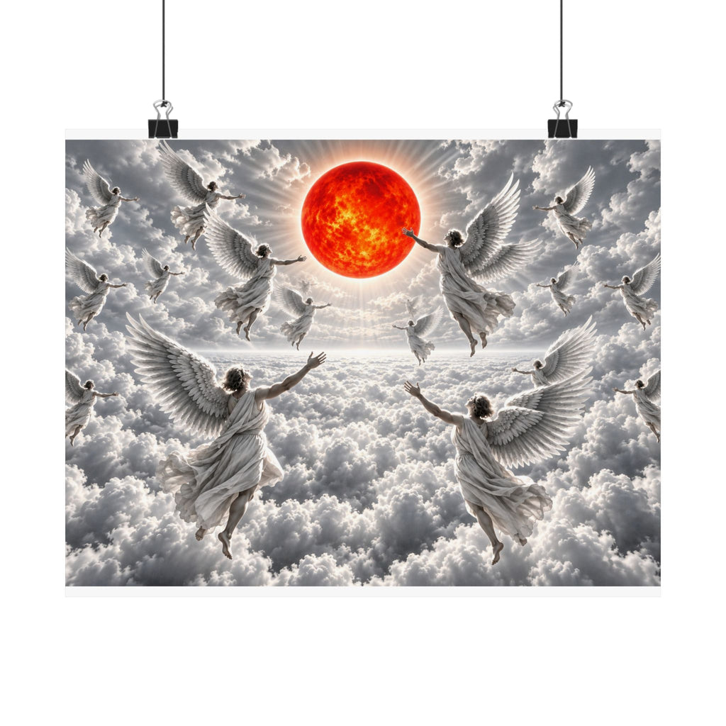 Angels - Christian Wall Art | Matte Poster (Landscape)