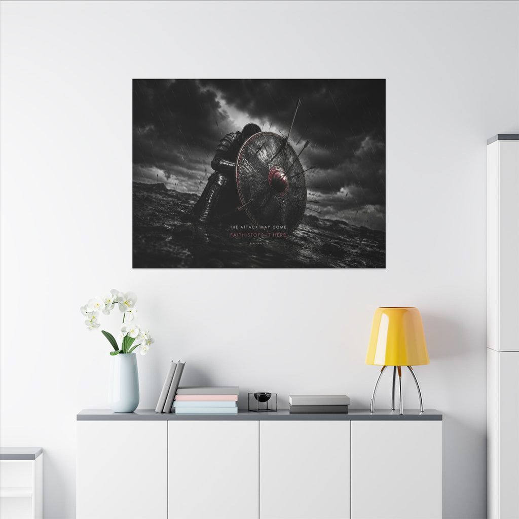 Shield of Faith - Armor of God Wall Art | Canvas (Landscape)