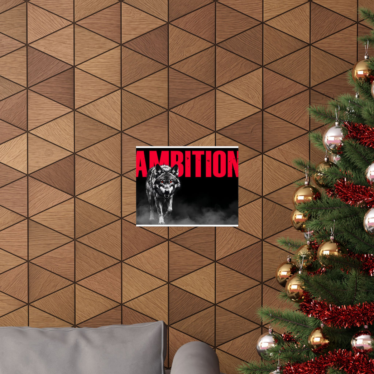 Ambition - Wolf Wall Art | Matte Poster (Landscape)