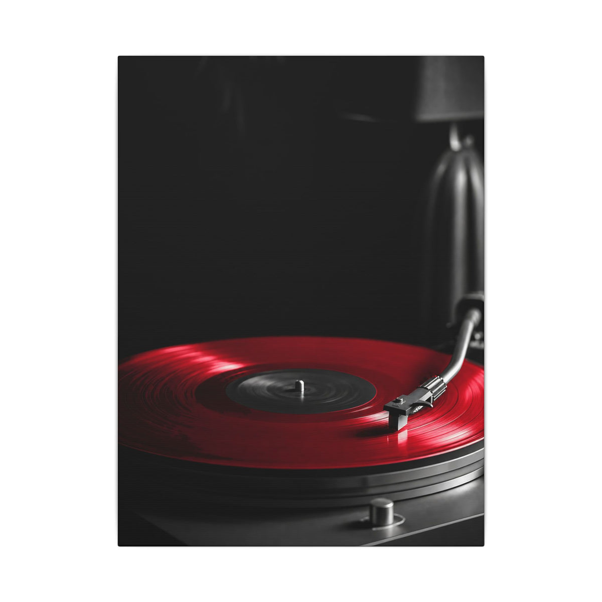 Red Vinyl - Mens Office Wall Art | Canvas