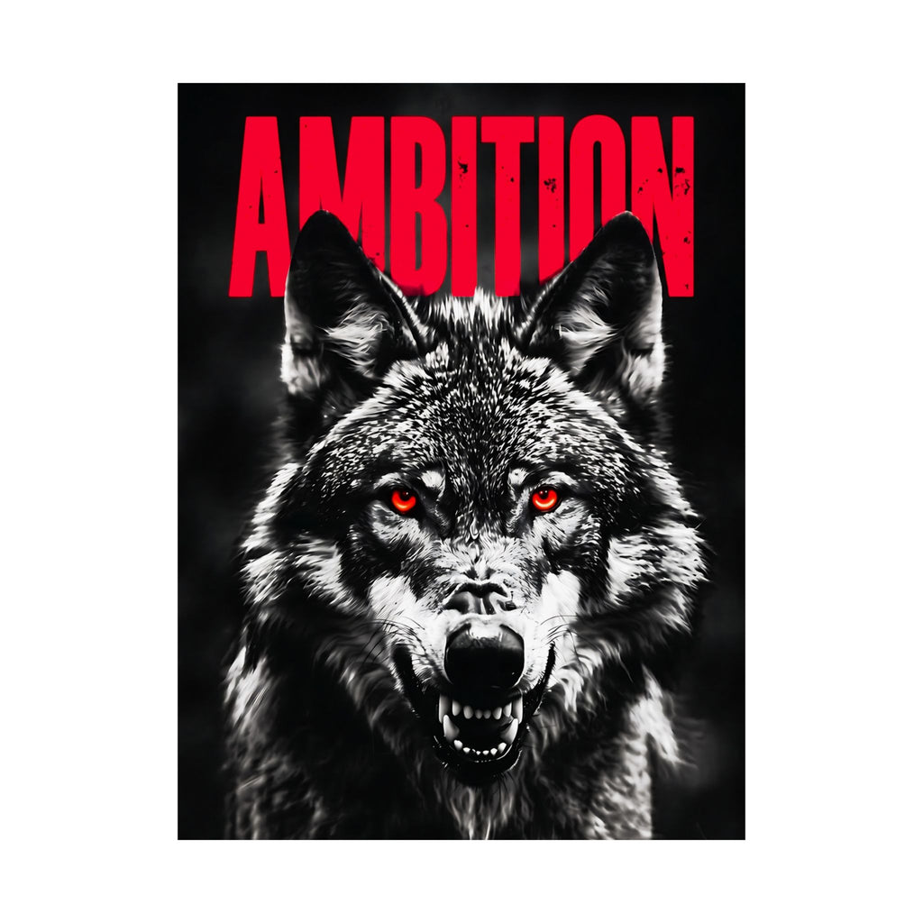 Ambition - Wolf Wall Art | Matte Poster