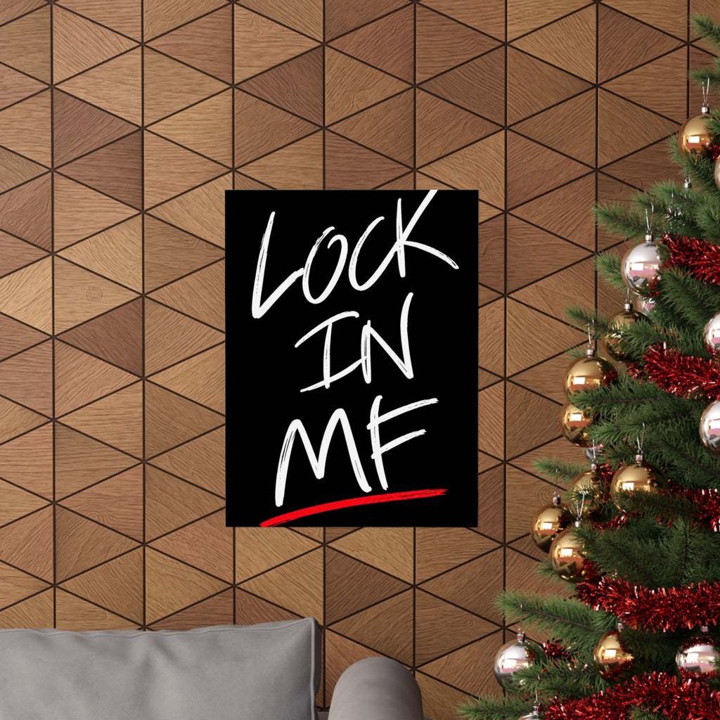 Lock In - Motivational Wall Art | Matte Poster