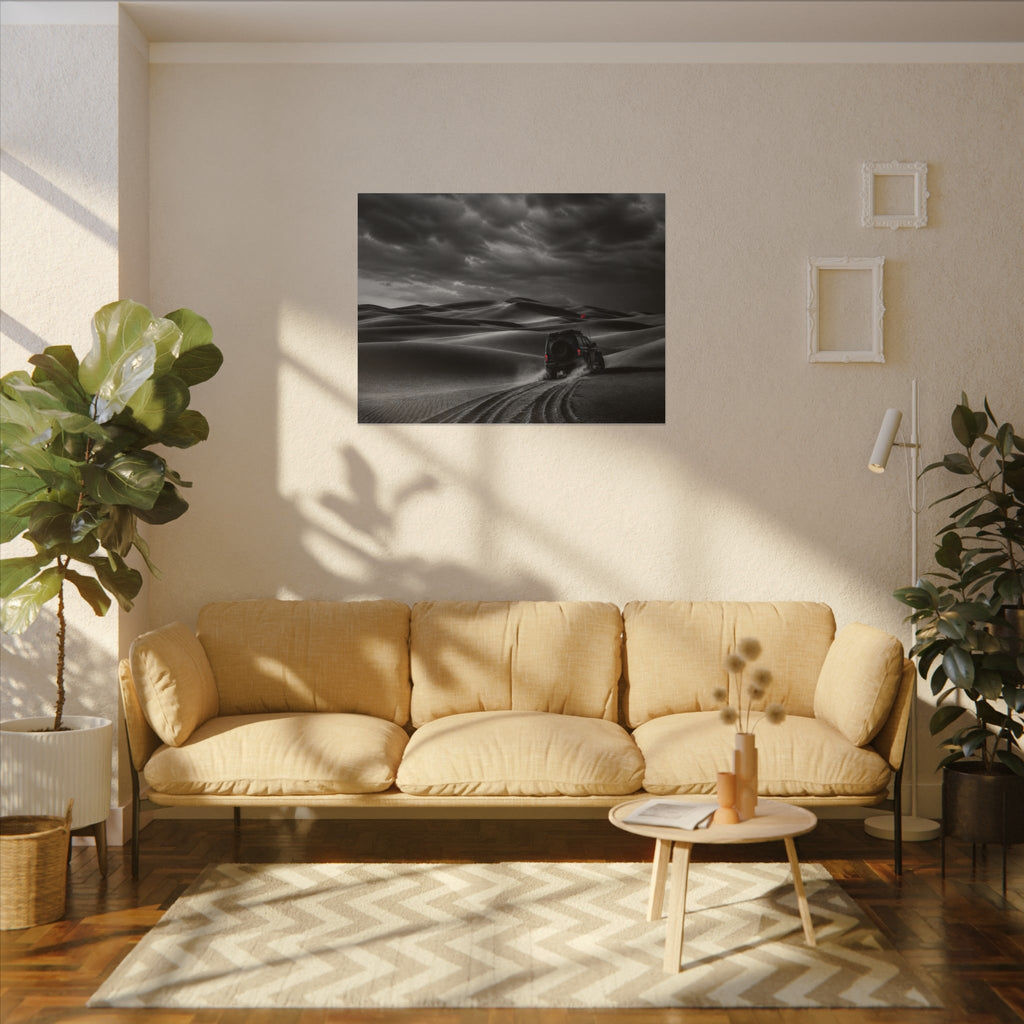 Go Beyond the Road - Minimalist Bedroom Wall Art | Canvas (Landscape)