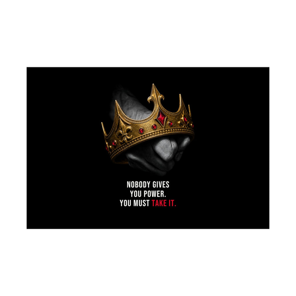 Take the Crown - King Wall Art | Matte Poster (Landscape)