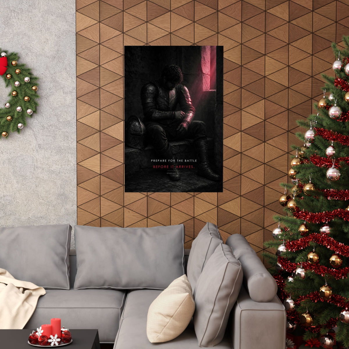Before the Battle - Armor of God Wall Art | Matte Poster