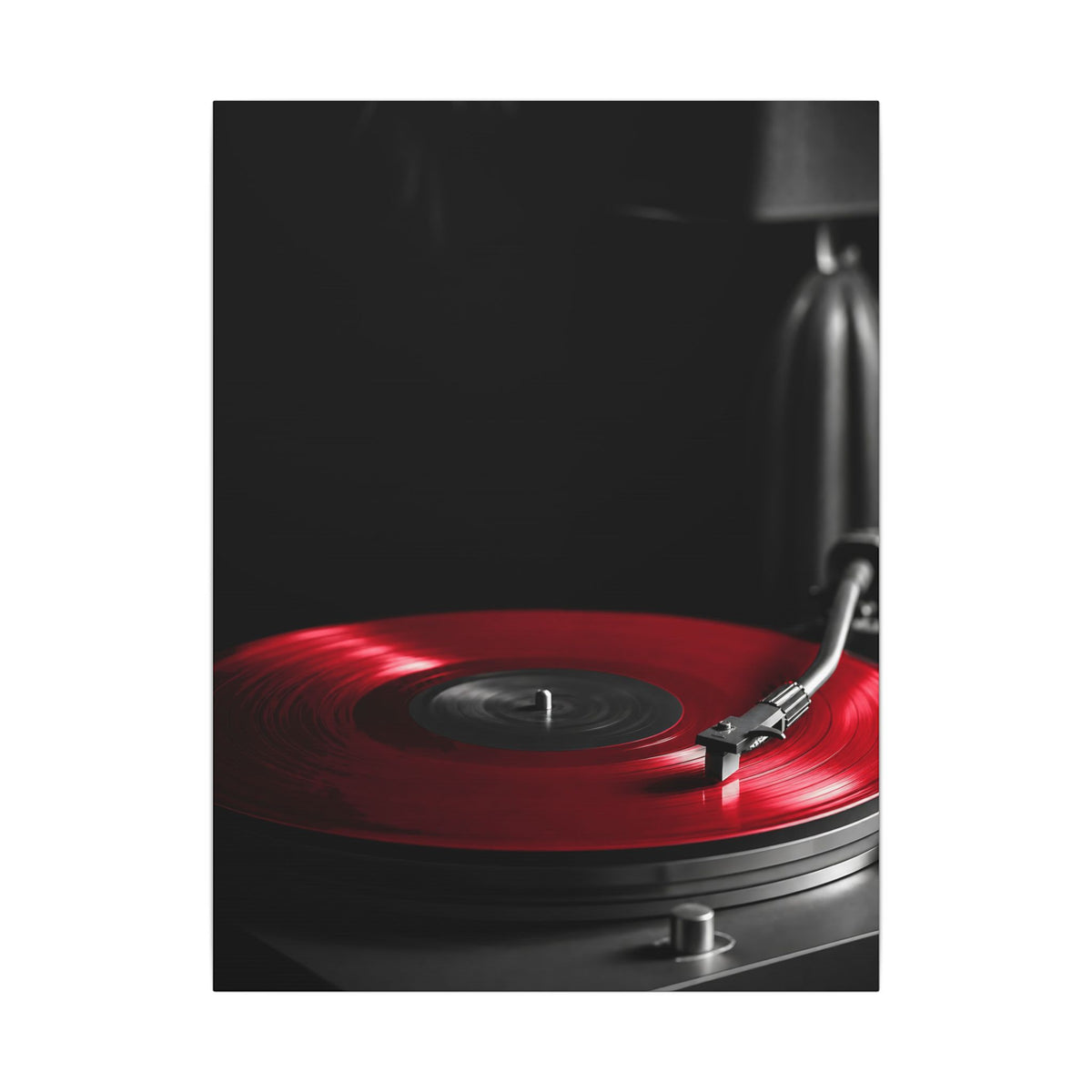 Red Vinyl - Mens Office Wall Art | Canvas