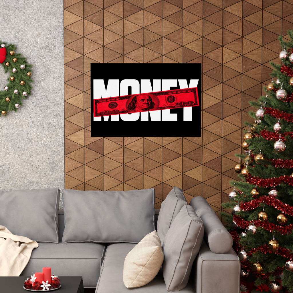 Money - Office Wall Art | Matte Poster (Landscape)
