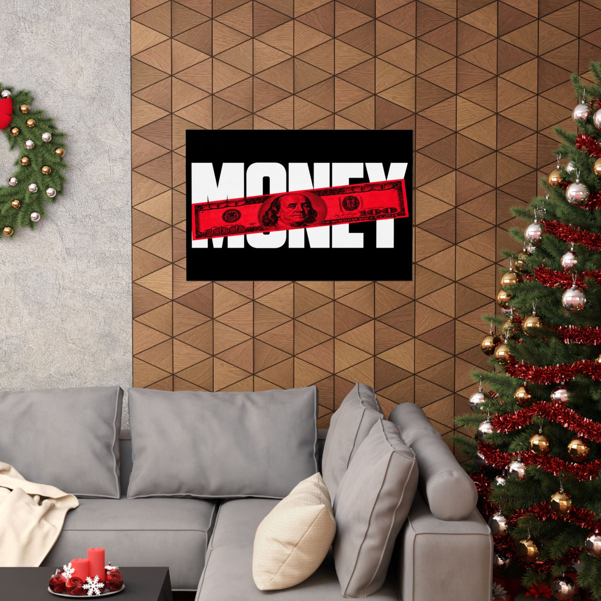 Money - Office Wall Art | Matte Poster (Landscape)