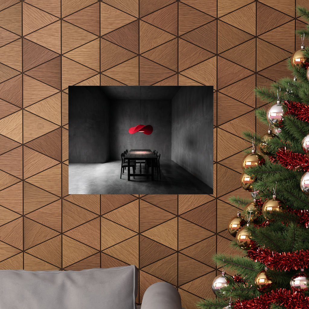 The Light Over the Table - Dining Room Wall Art | Matte Poster (Landscape)