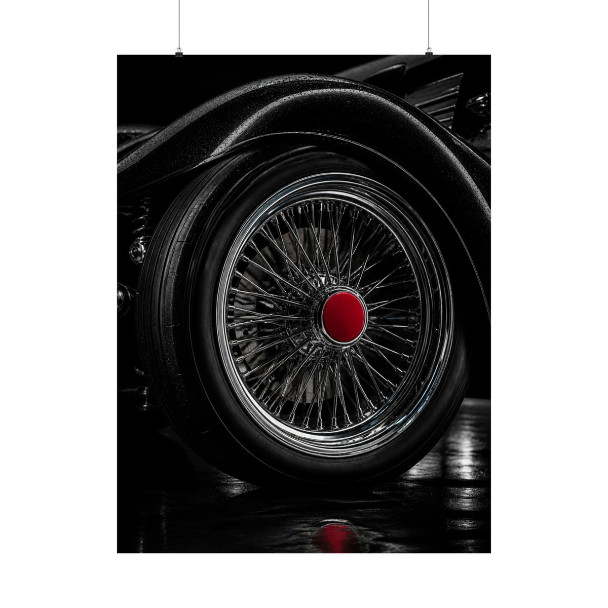 Spoke and Steel - Classic Car Wall Art | Matte Poster
