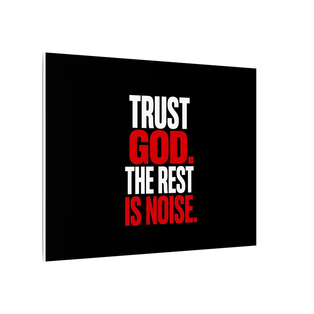 Trust God - Christian Wall Art | Canvas (Landscape)