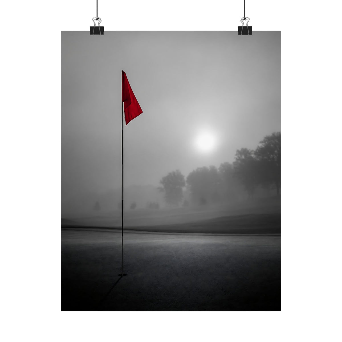Flag on the Green - Wall Art For Executive Offices | Matte Poster