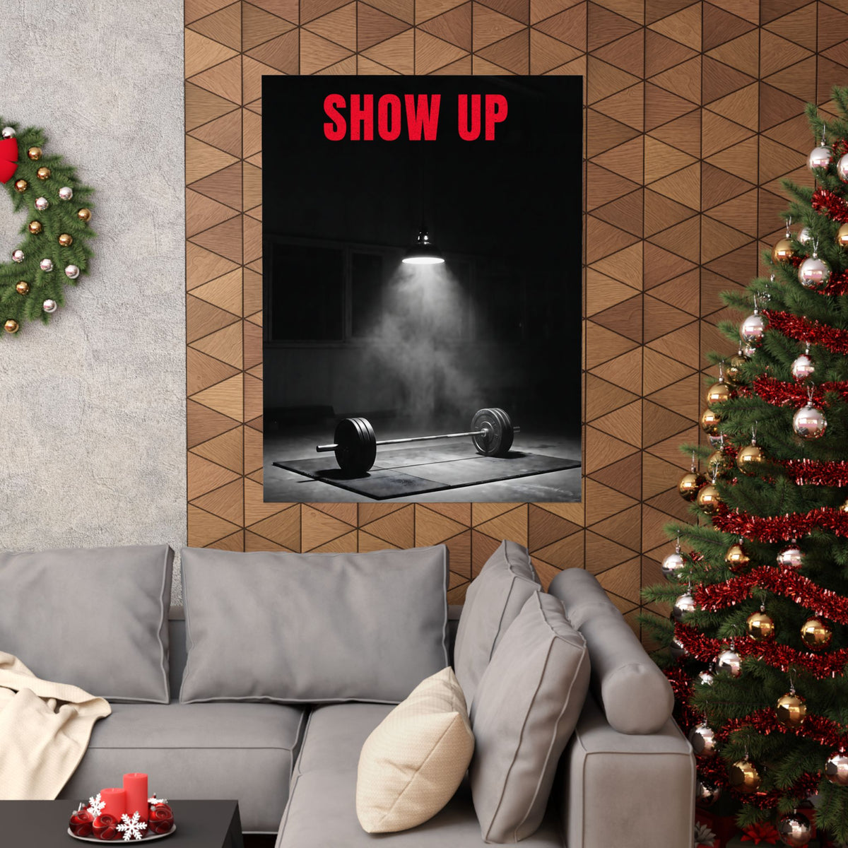Show Up - Gym Wall Art | Matte Poster