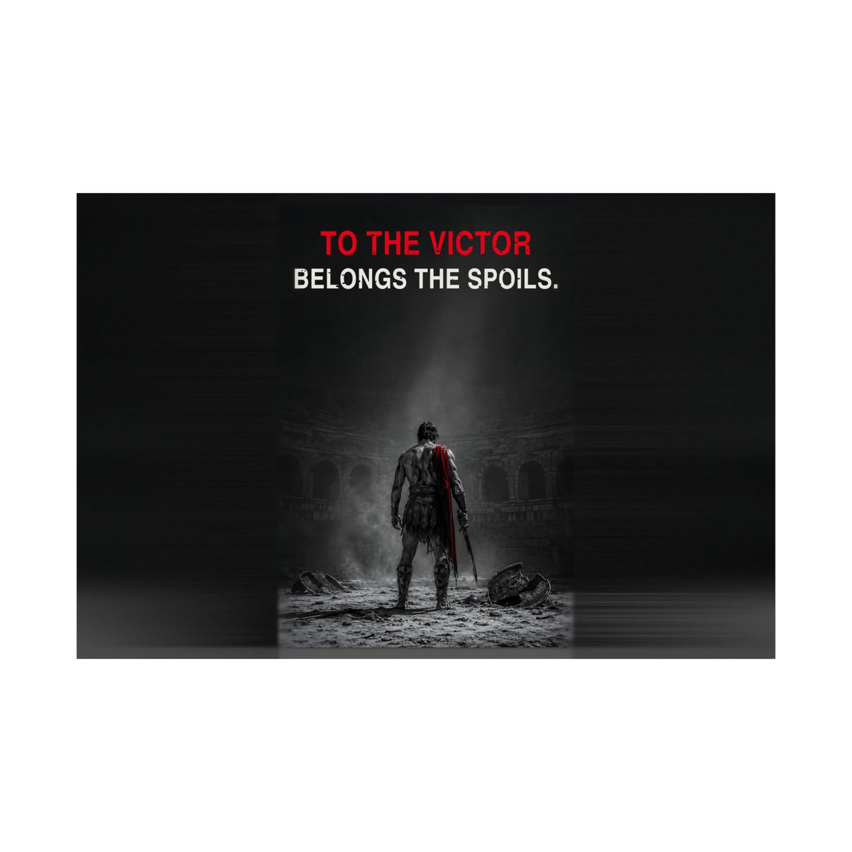 To the Victor - Gladiator Wall Art | Matte Poster (Landscape)