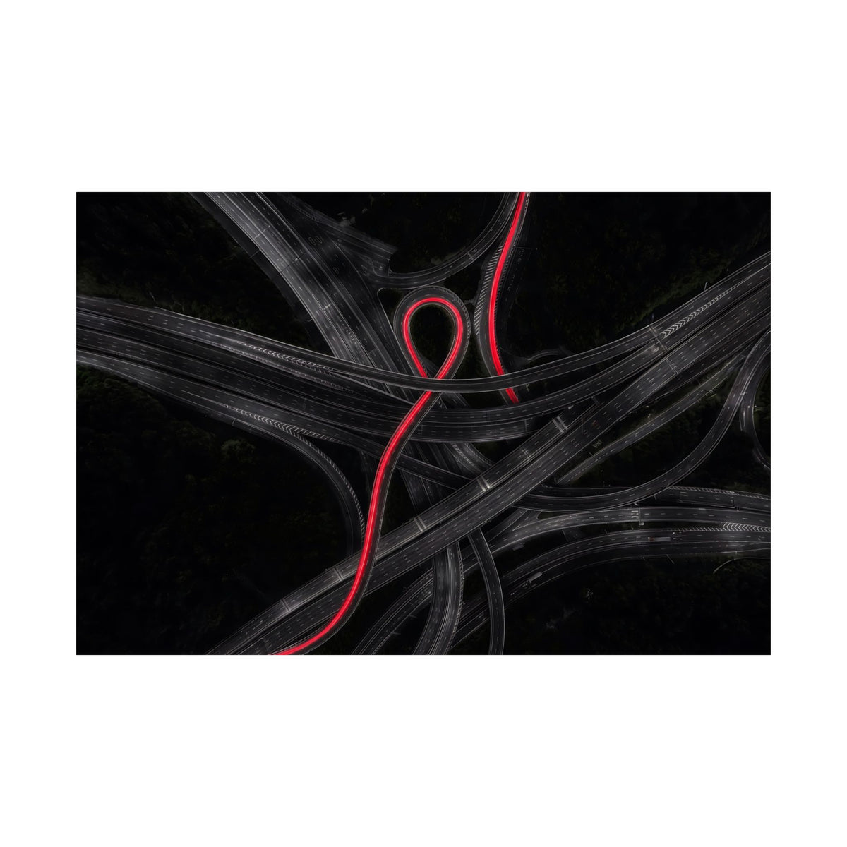 The Route - Car Wall Art | Matte Poster (Landscape)