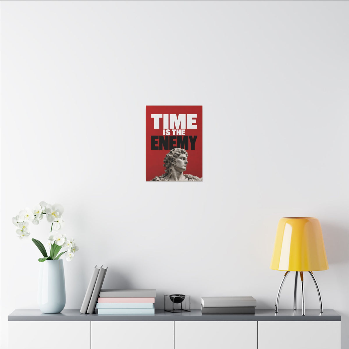 Time Is the Enemy - Motivational Wall Art | Canvas