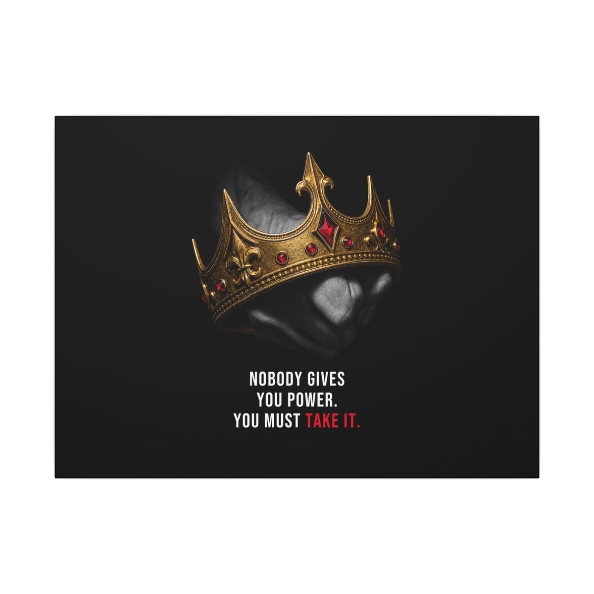 Take the Crown - King Wall Art | Canvas (Landscape)