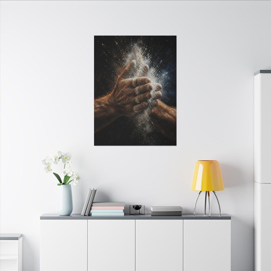 Chalk - Gym Wall Art | Canvas