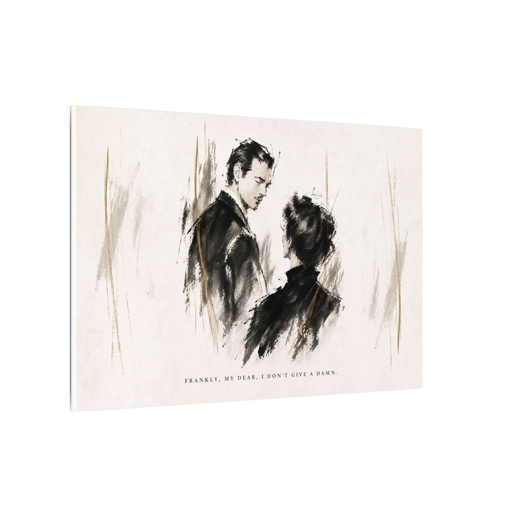 Frankly My Dear - Romantic Noir Wall Art | Canvas (Landscape)