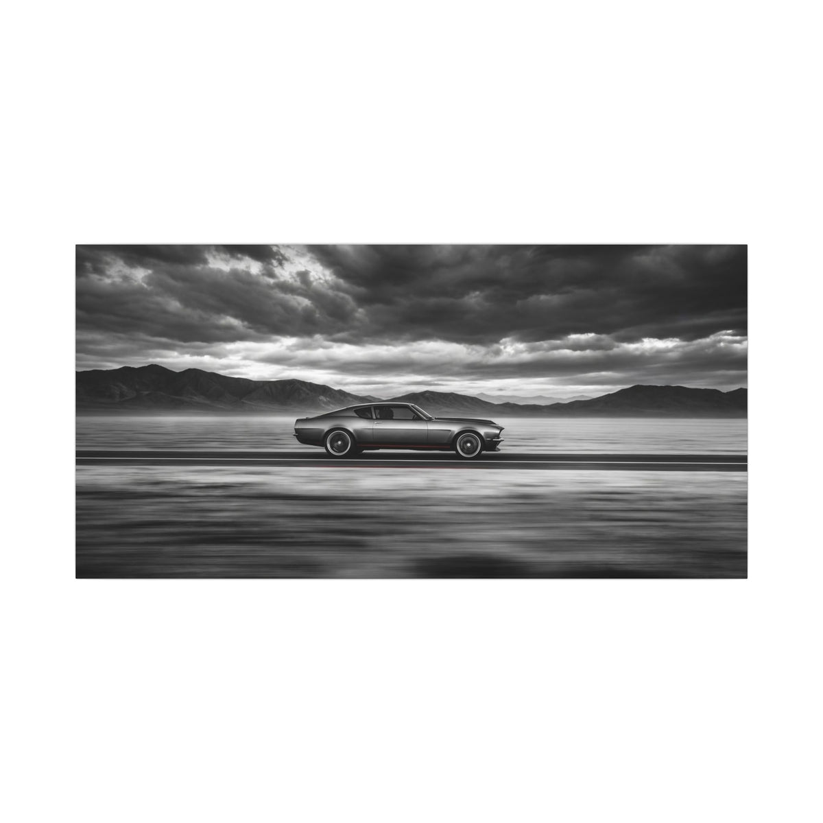Open Road Velocity - Racing Wall Art | Canvas (Panoramic)