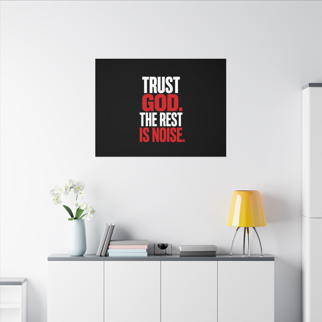 Trust God - Christian Wall Art | Canvas (Landscape)