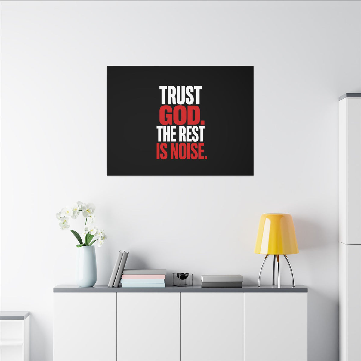 Trust God - Christian Wall Art | Canvas (Landscape)