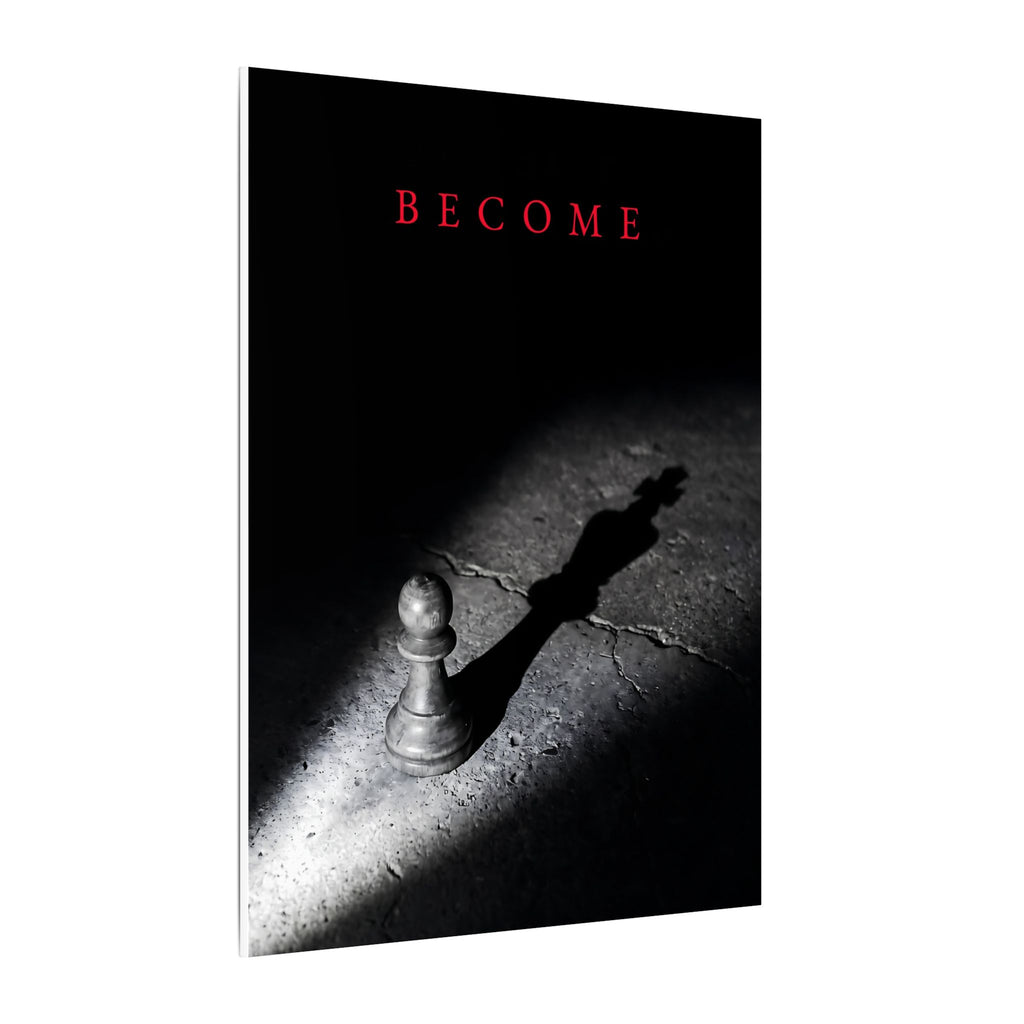 Become - Chess King Shadow Wall Art | Canvas