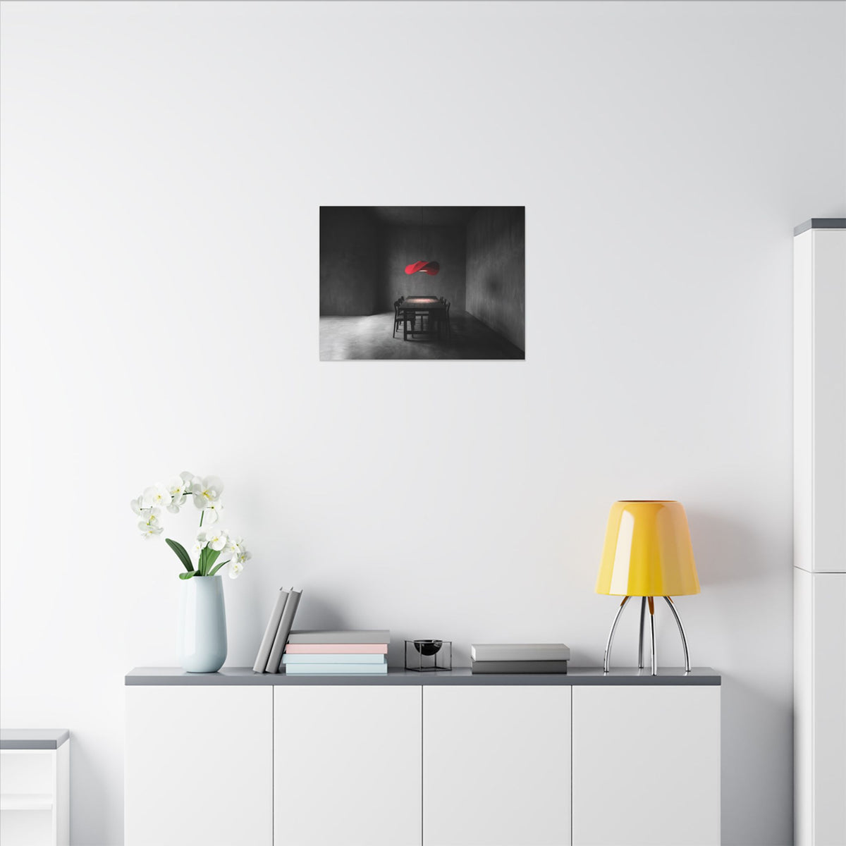 The Light Over the Table - Dining Room Wall Art | Canvas (Landscape)