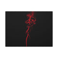 Red Smoke - Wall Art With Red Color | Canvas (Landscape)