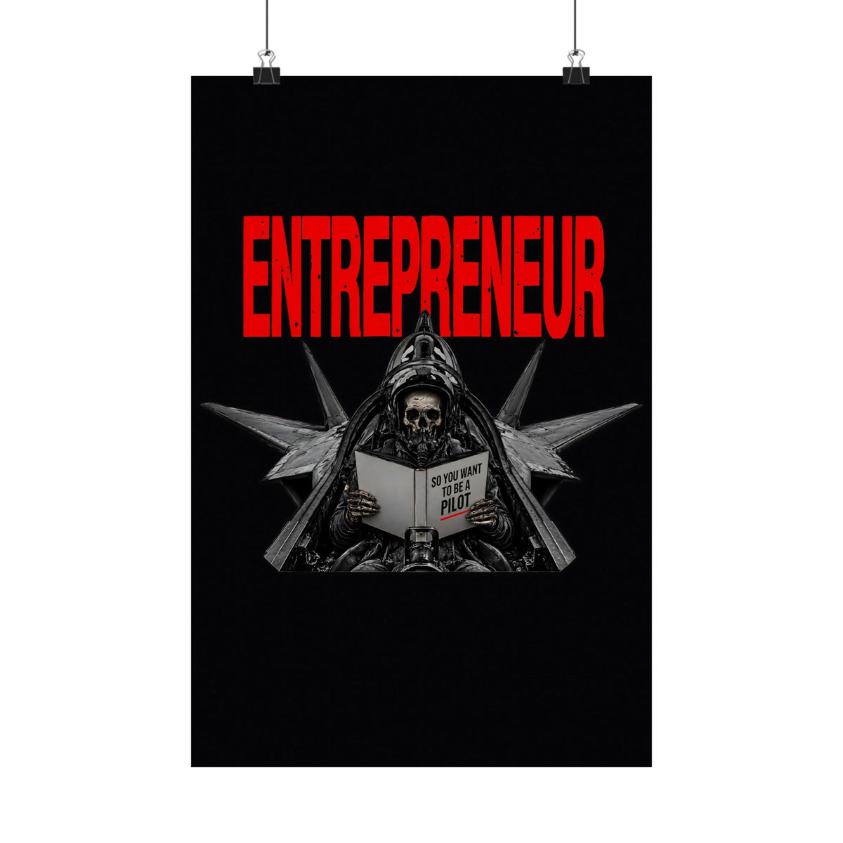 Entrepreneur - Skeleton Wall Art | Matte Poster