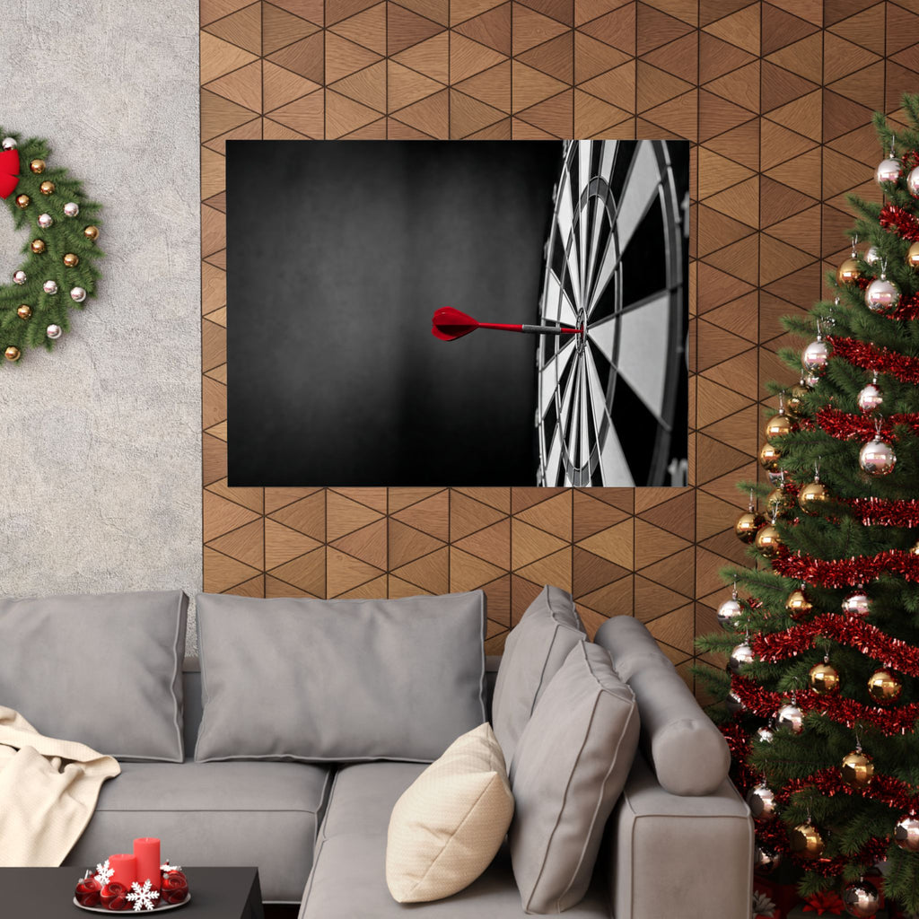 Dead Center - Mens Office Art | Matte Poster (Landscape)