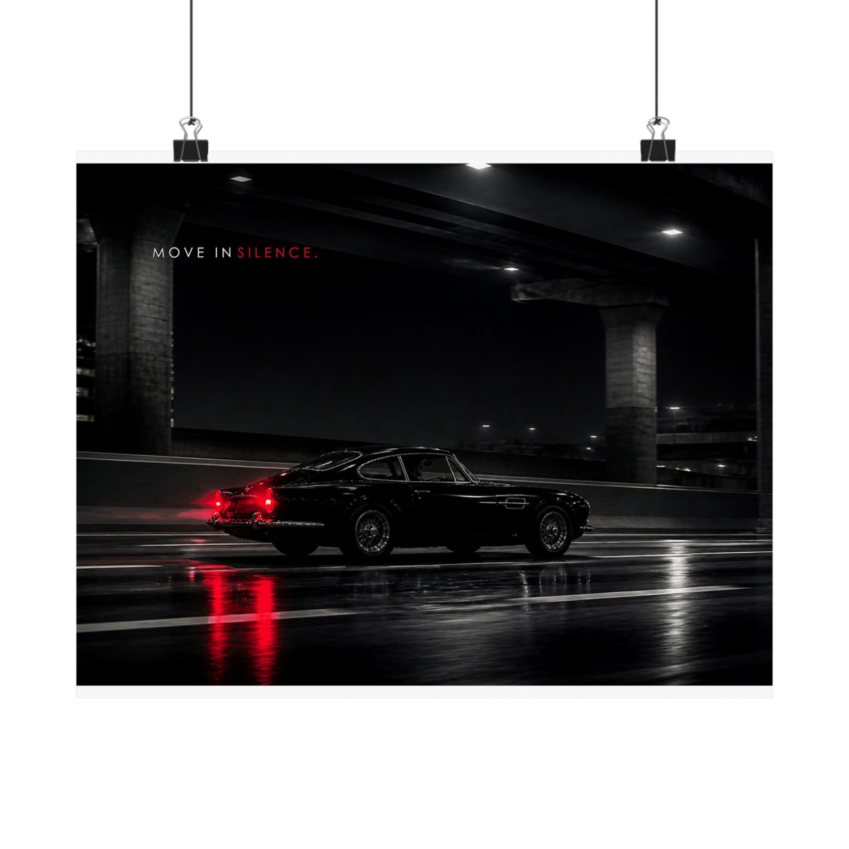 Move in Silence - Car Wall Art | Matte Poster (Landscape)