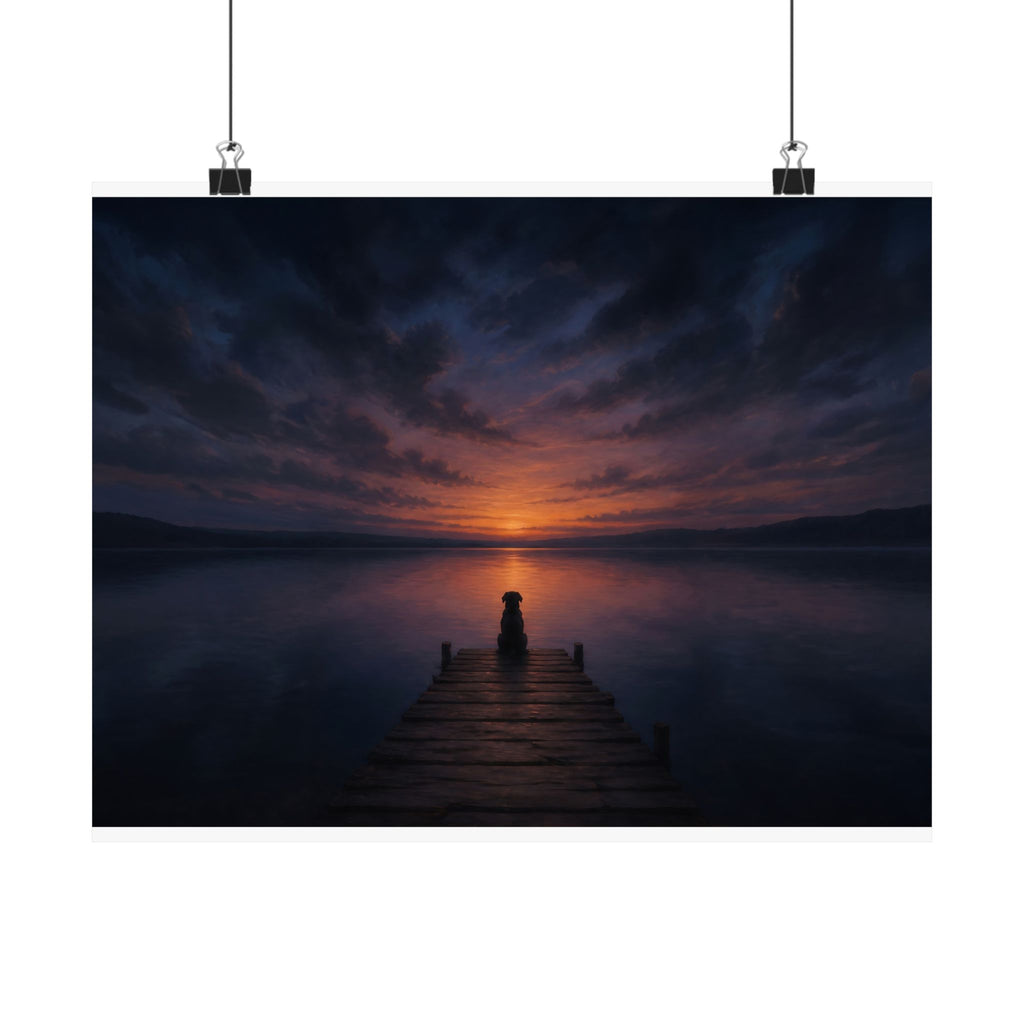 The Wait - Bedroom Wall Art | Matte Poster (Landscape)
