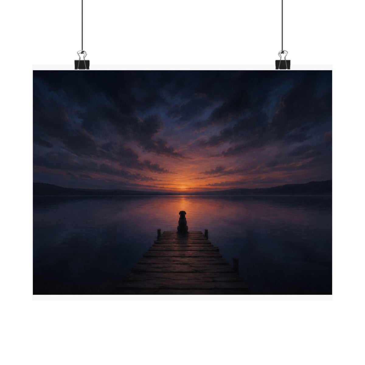 The Wait - Bedroom Wall Art | Matte Poster (Landscape)