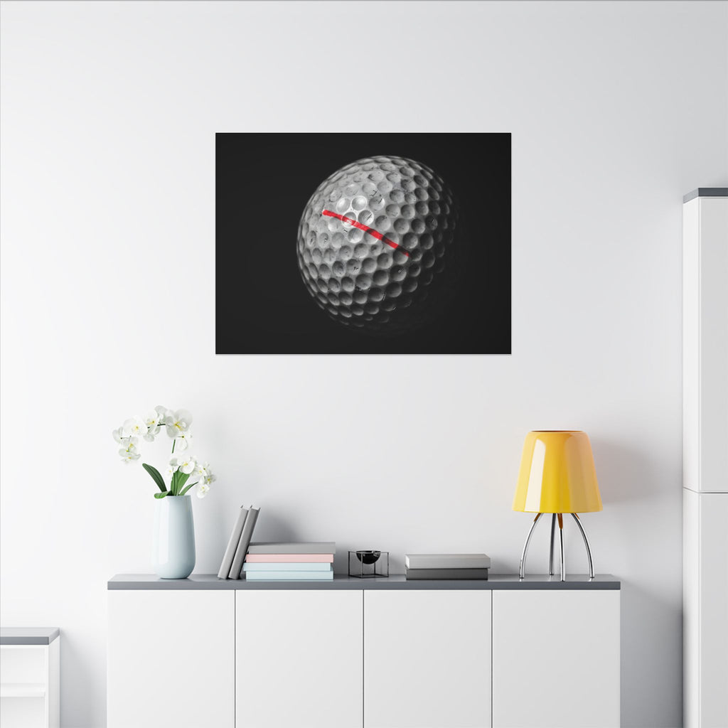 Still in Play - Golf Artwork | Canvas (Landscape)
