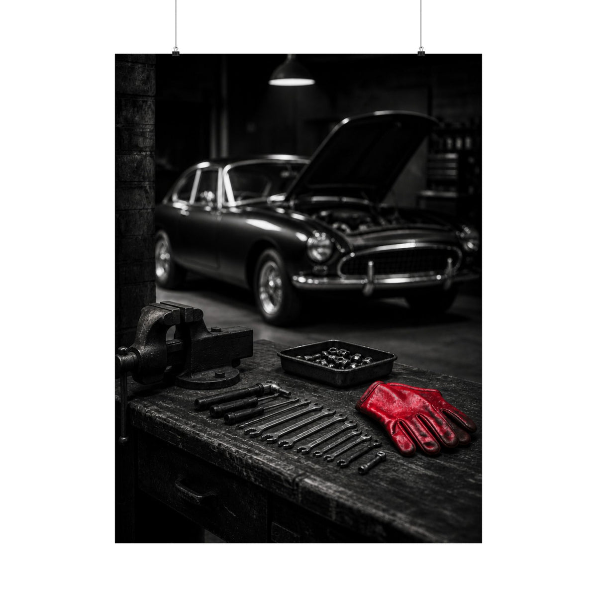 Built, Not Bought - Garage Wall Art | Matte Poster