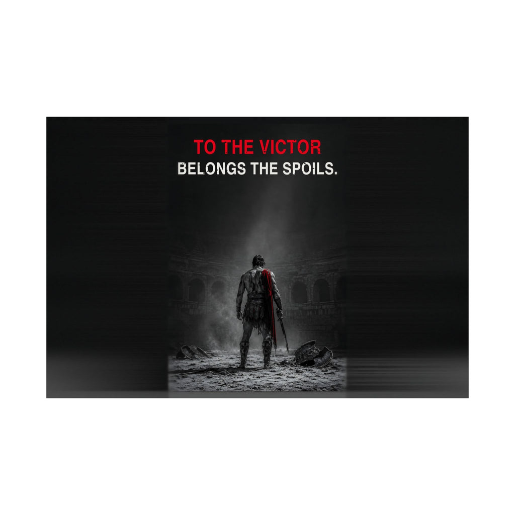 To the Victor - Gladiator Wall Art | Matte Poster (Landscape)