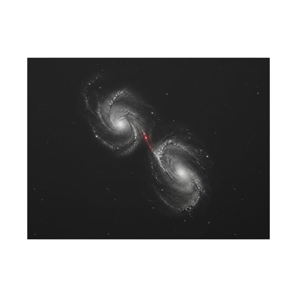 Collision Course - Space Wall Art | Canvas (Landscape)