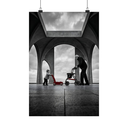 Between the Arches - Bedroom Wall Art | Matte Poster