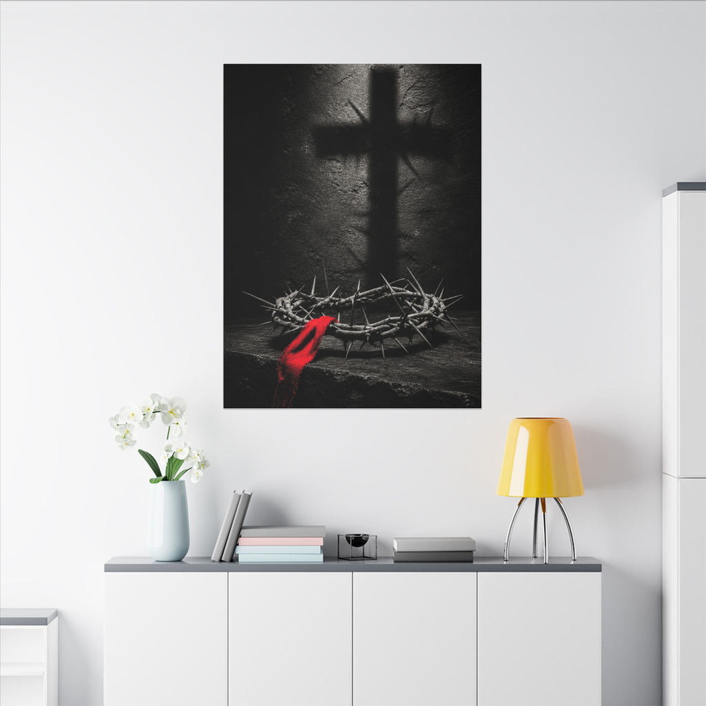 Crown and Shadow - Crown of Thorns Wall Art | Canvas