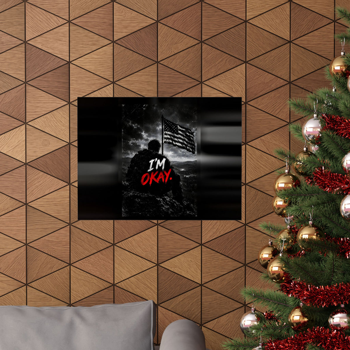 I'm Okay - Man Cave Wall Art | Matte Poster (Landscape)