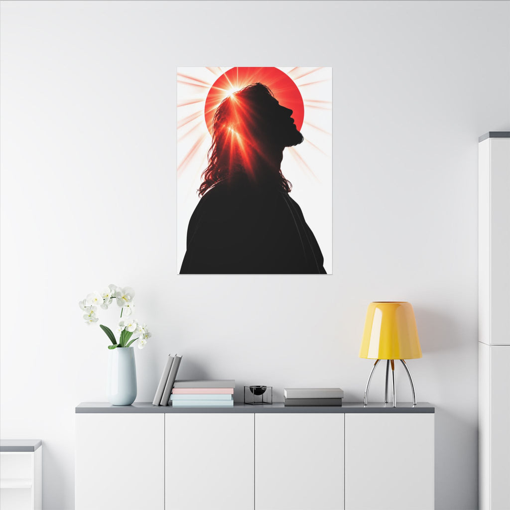 Jesus Silhouette - Christian Wall Art | Canvas
