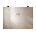 Be Still - Psalm 46:10 Bible Verse Wall Art | Matte Poster (Landscape)