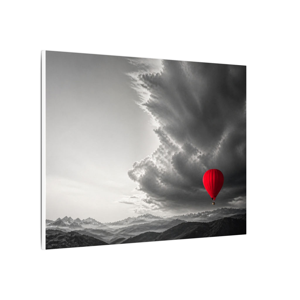 Red Balloon - Over the Bed Wall Art | Canvas (Landscape)