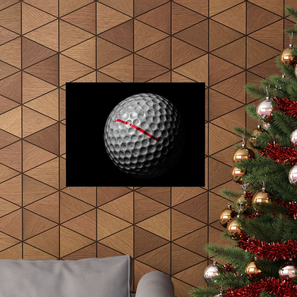 Still in Play - Golf Artwork | Matte Poster (Landscape)