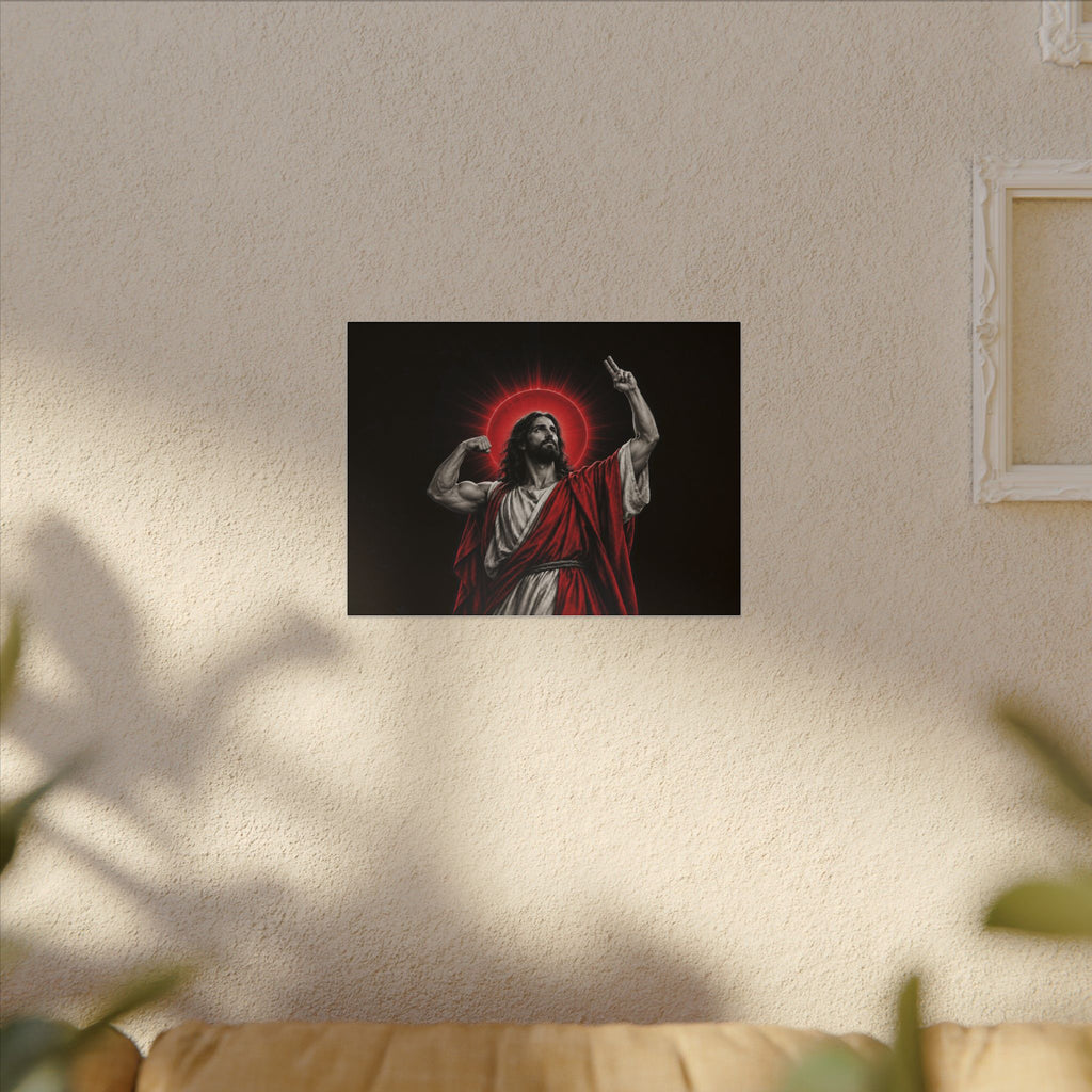 Faith and Iron - Gym Wall Art | Canvas (Landscape)