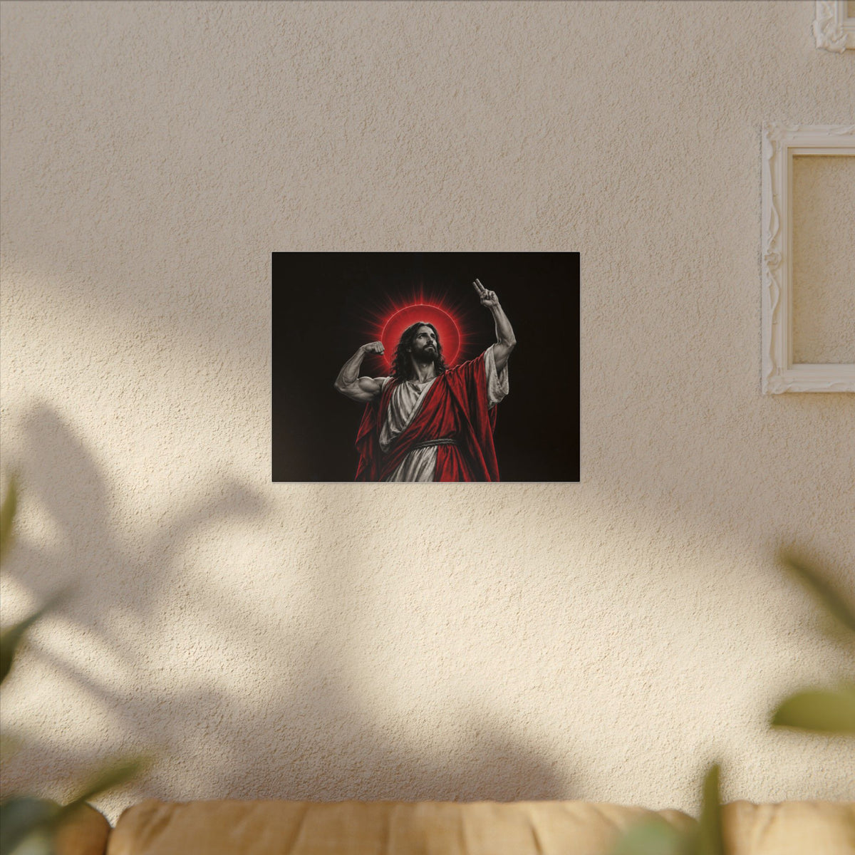 Faith and Iron - Gym Wall Art | Canvas (Landscape)