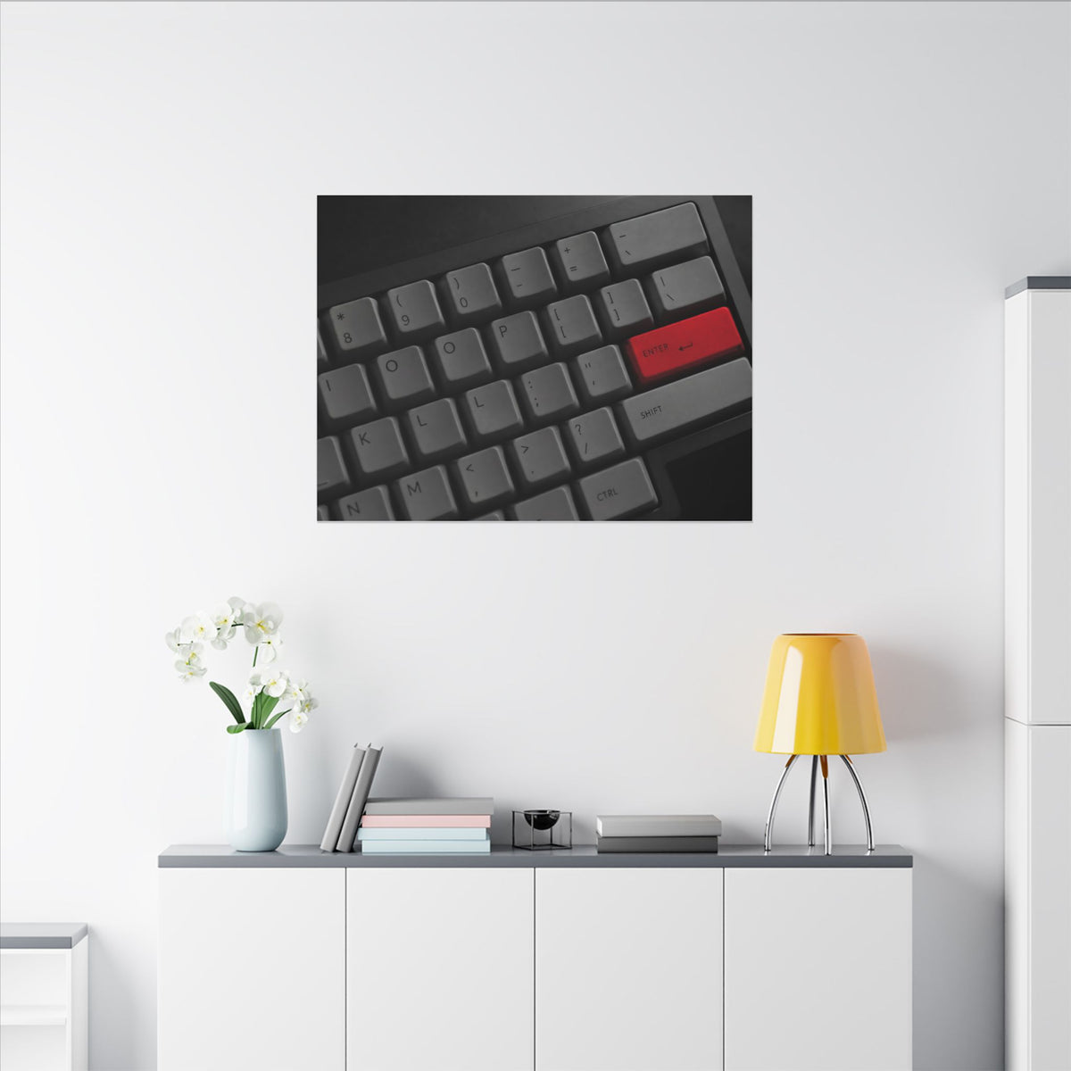 Press Enter - Office Artwork | Canvas (Landscape)