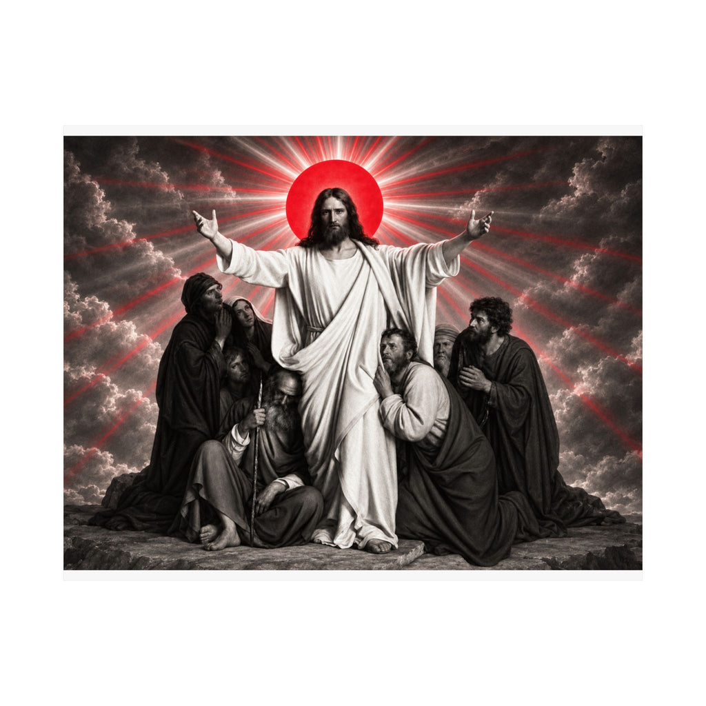Christ and the Disciples - Christian Wall Art | Matte Poster (Landscape)